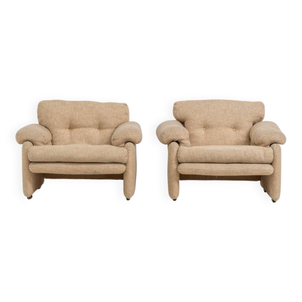 Paire de fauteuils 'Coronado' par Tobia Scarpa pour C&B