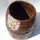 Pot to measure Kerala teak antique brass