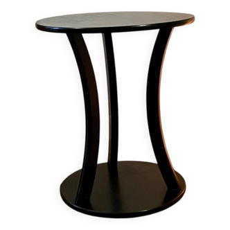 Black side table