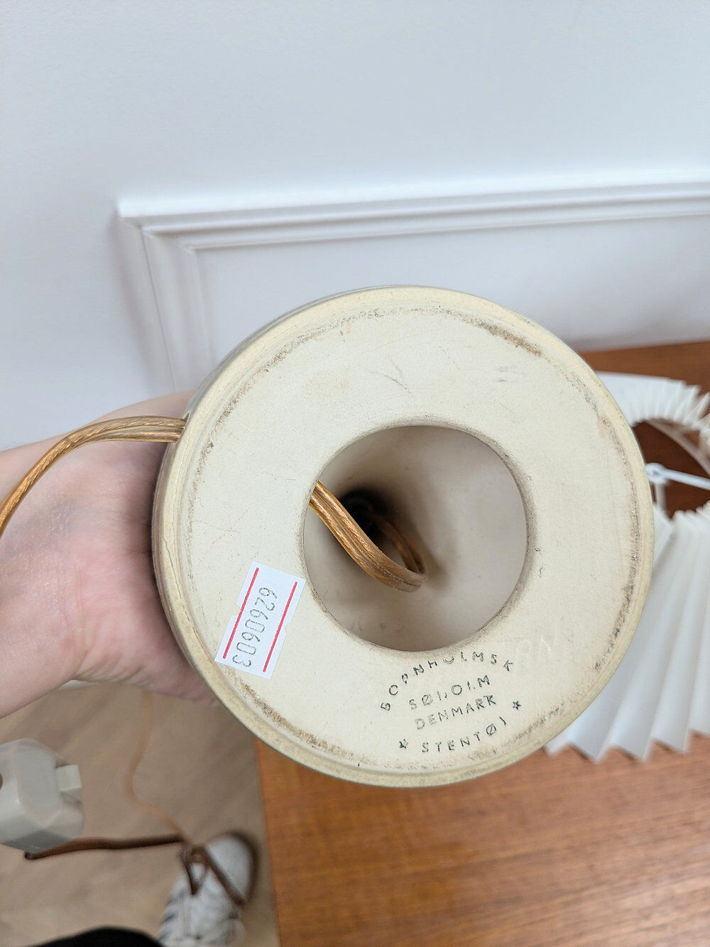 Ceramic lamp by Arne Finne & Noomi Backhausen