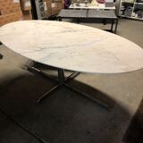 Oval marble table  1970