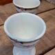Limoges porcelain coquetiers