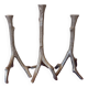 Brutalist "Tree" Candlestick in Cast Aluminum, 1970s
