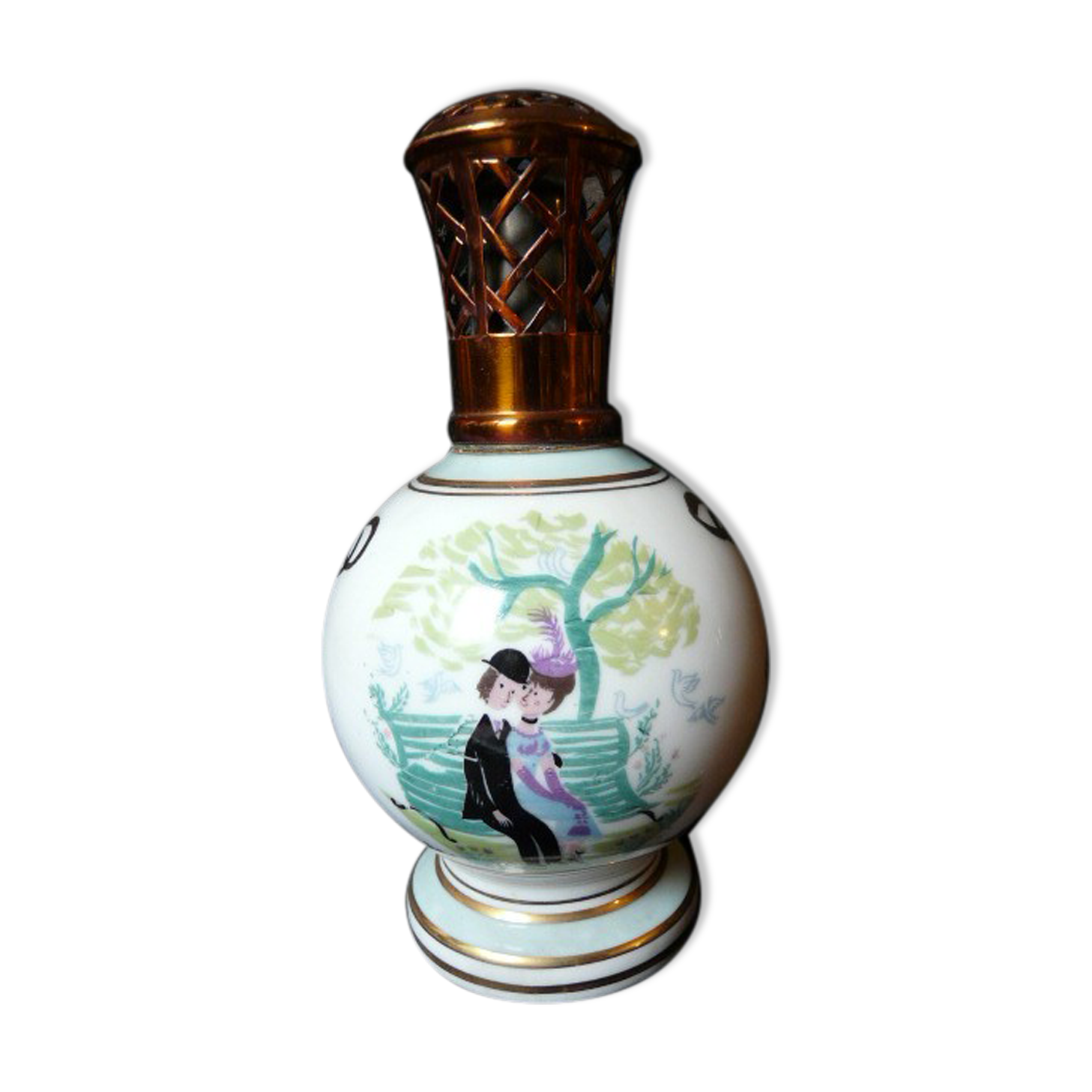 Lampe Berger Les Amoureux De Peynet - Porcelaine - Modèle Couleuvre