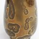 L. Brisdoux gilded copper vase