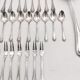 Deetjen 109 Piece Silverware Set Silver Metal Cutlery Set for 12 People