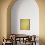 Abstract contemporary monochrome yellow background