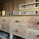 Large antique sideboard with 12 drawers