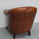 Vintage Dutch Cognac Colored Leather Club Chair