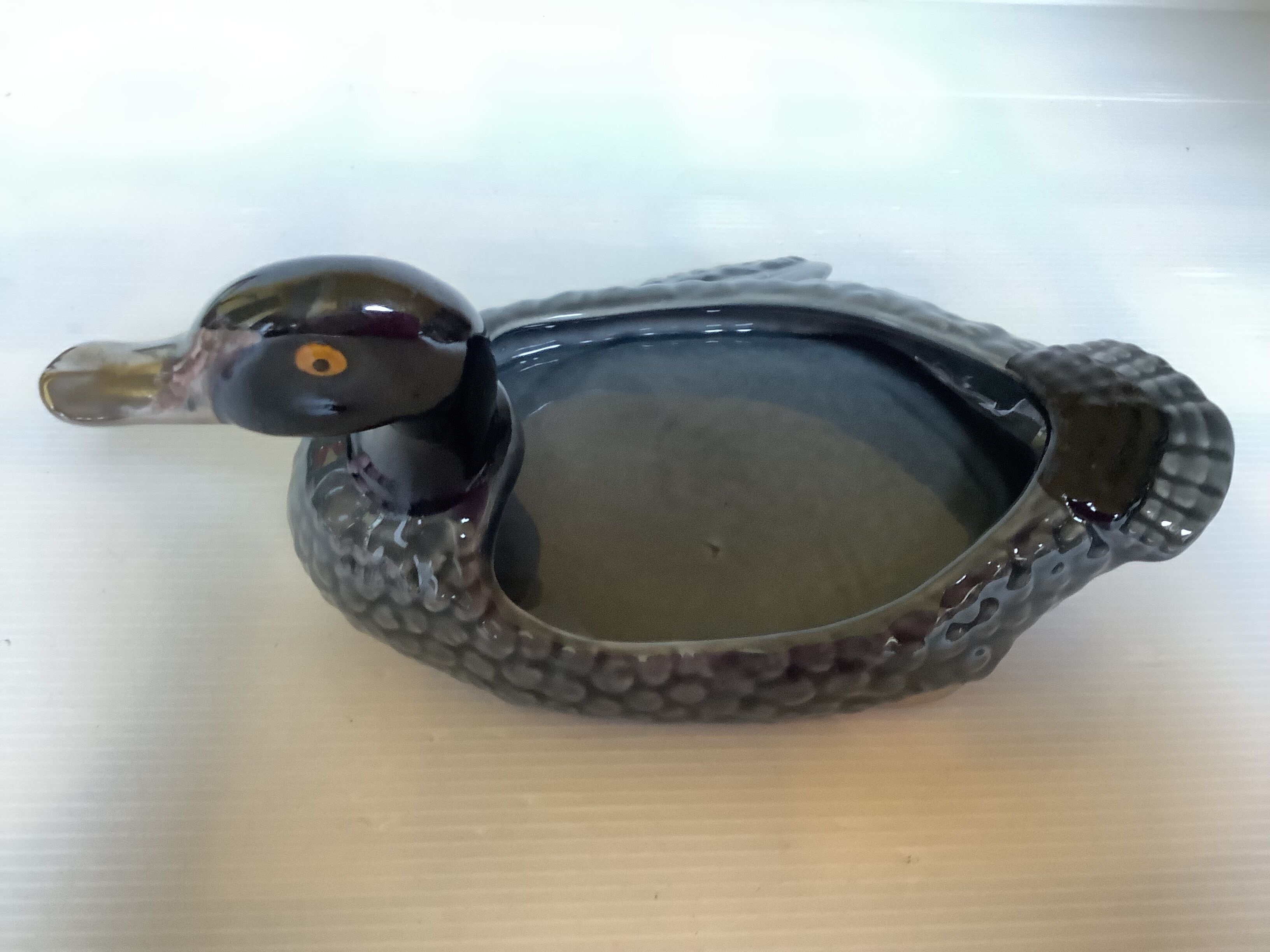 Ceramic duck catchall