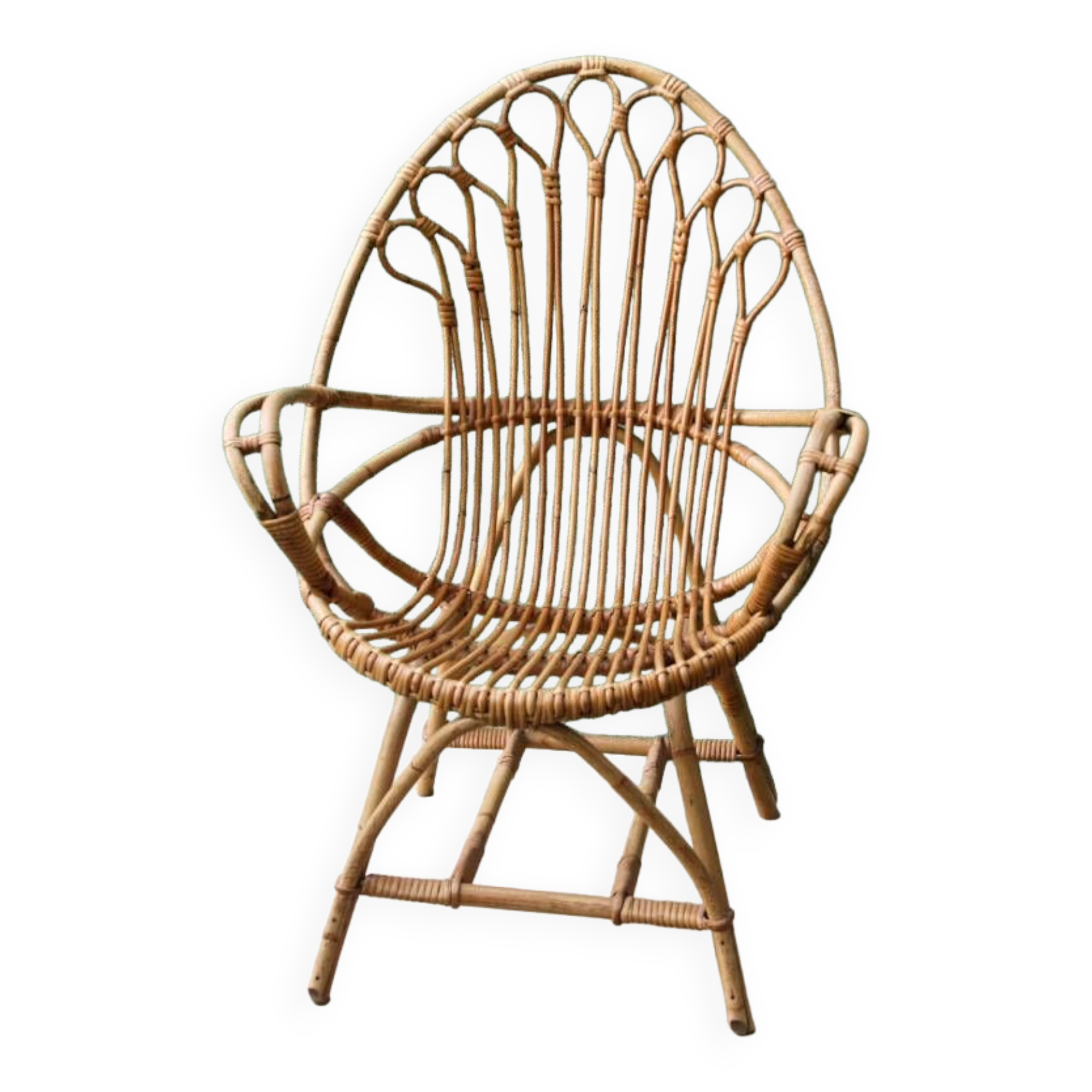 Rattan egg chair