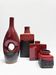 Set of four modernist ceramic vases. Germany, 1960s and 1970s.