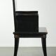 Chaise en bois noir / chaise d'appoint de style chinois