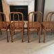 Lot de 4 chaises Thonet N41
