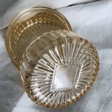 Round glass box