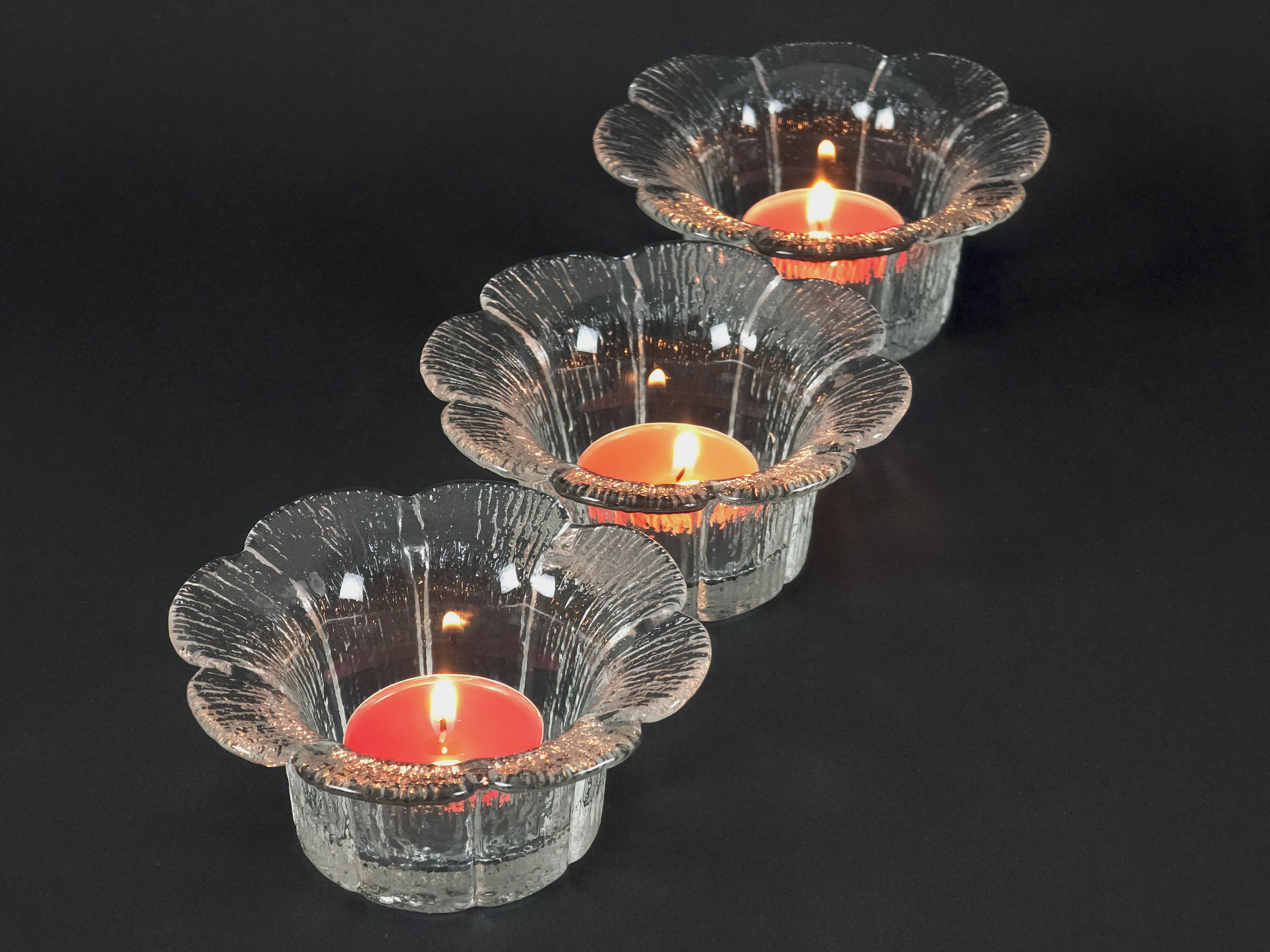 Vintage Mäntsälän Candle Holders Set By Pertti Kallioinen.