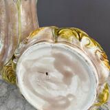 Paire de vases style Art Nouveau en faïence, XXème siècle