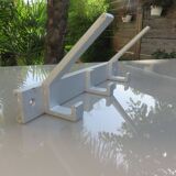 Modernist aluminium coat rack from the 1970s.