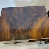 Pair of Art Decò bedside tables in mahogany