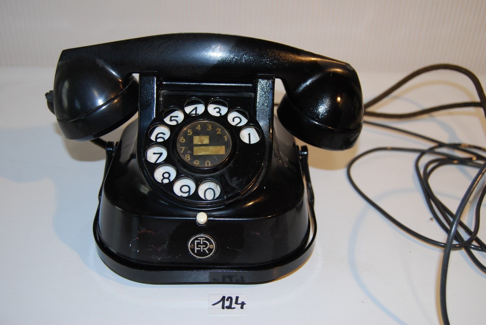 Black phone in bakelitte RT