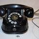 Black phone in bakelitte RT