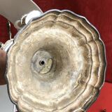 Silver bronze hot water bottle lamp