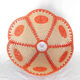 Vintage suspension in salmon pink wicker