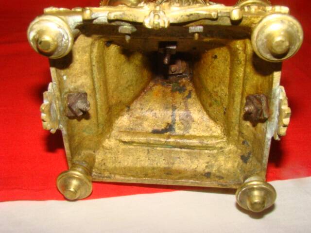 pair of gilded bronze candlesticks with 4 candle holders in "Louis XVI" style, 19th century