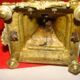 pair of gilded bronze candlesticks with 4 candle holders in "Louis XVI" style, 19th century