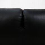 Ensemble de 2 canapés Cassina Maralunga 2,5 places - cuir noir
