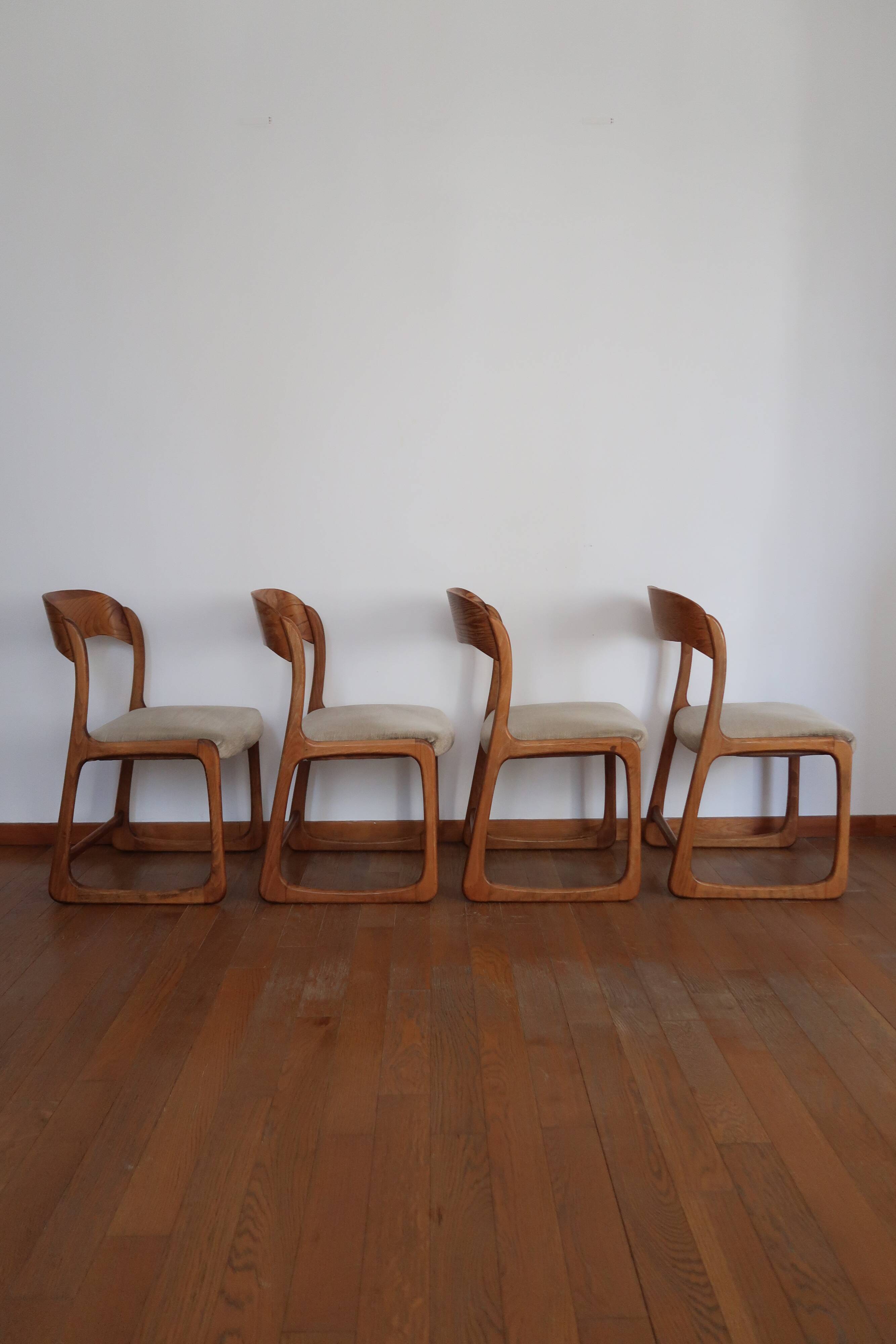 4 chairs "Sled" Baumann