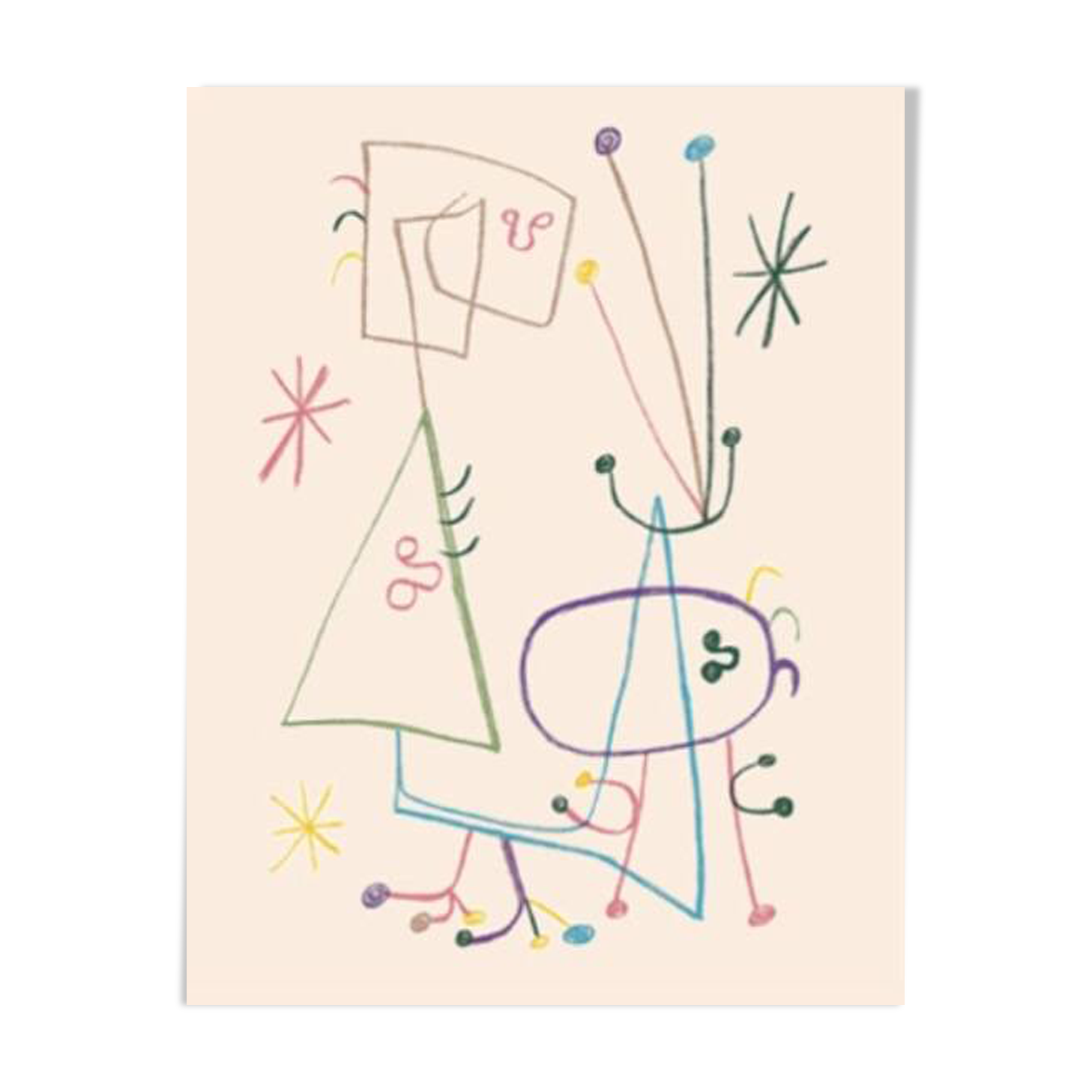 Lithograph by Joan Miró