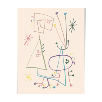 Lithograph by Joan Miró