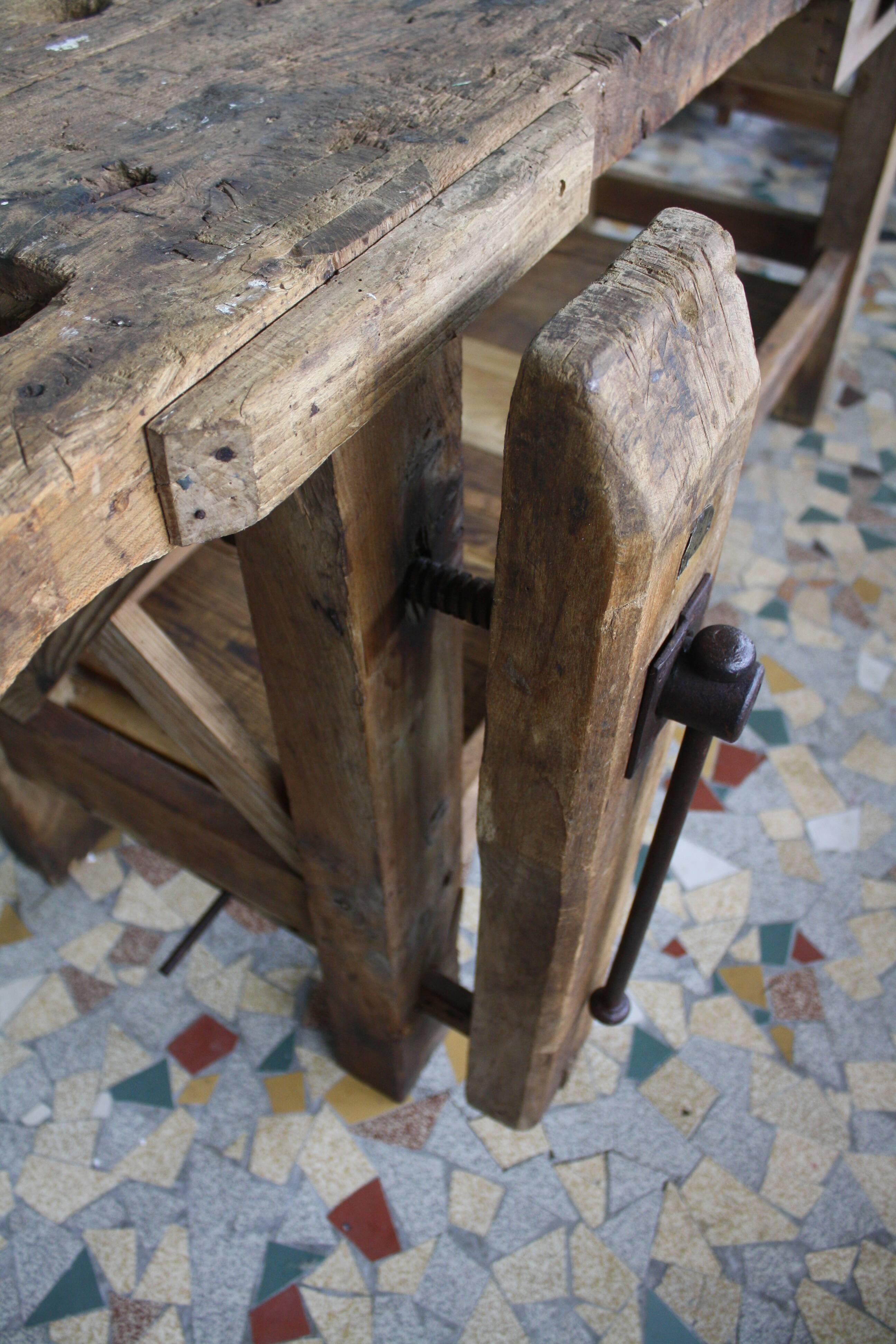 Established rough wood carpenter
