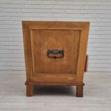 1960s, Danish 2 seater sofa, furniture wool, oak wood, orginal condition.