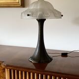 Art Deco bronze table Lamp, France ca. 1930s