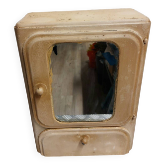 Old vintage mirror medicine cabinet