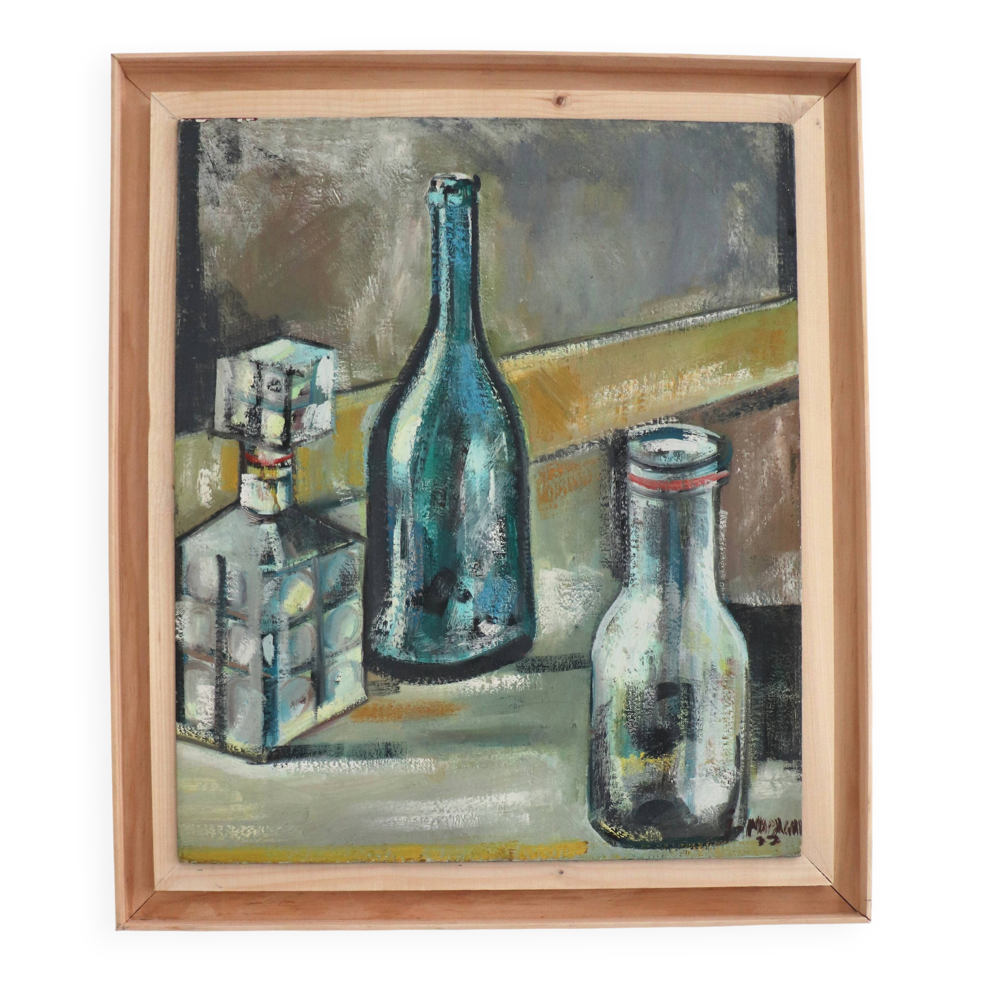 Nature morte aux bouteilles et flacons – Jorge Maragall, 1977