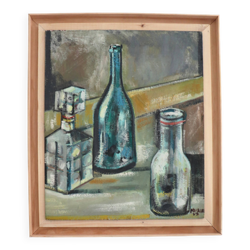 Still Life with Bottles and Flasks – Jorge Maragall, 1977