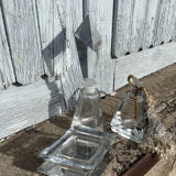 Flacon de parfum / Vanité en cristal Art Déco