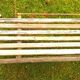 Banc de jardin pliant