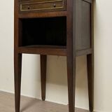 Louis xvi style bedside table in solid wood