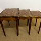 Nesting tables in Louis XVI style marquetry