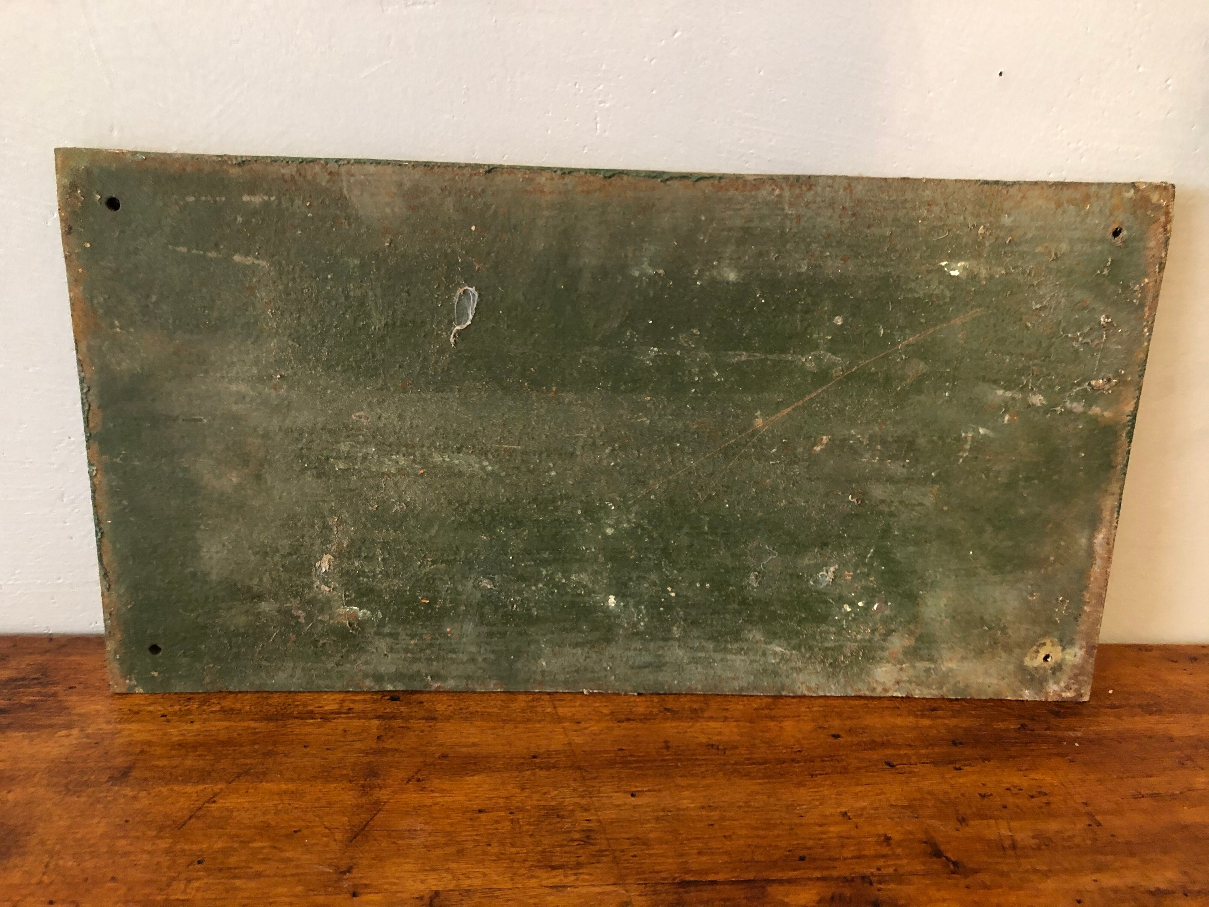 Forbidden lawn cast iron panel