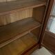 Louis XVI style beveled glass bookcase