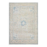 1970s Vintage Persian Handmade Wool Cotton Beige Area Rug 285x400
