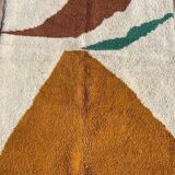 Handmade pure wool rug, size 2/3 m.