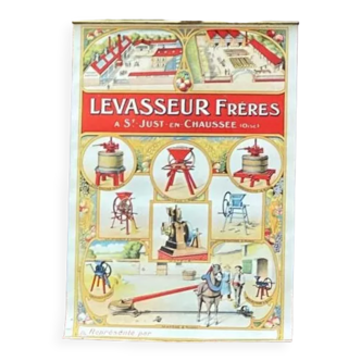 Affiche publicitaire Levasseur Fréres