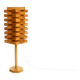Large, Rare 1960s Pine Veneer Floor or Table Lamp — Scandinavian Production