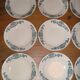 6 dinner plates, 6 plates service hollow earthenware Longchamp model Lutèce